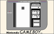 
Tetris | Game Boy | gameplay screenshot | Region: North America | source-country= | Data by MobyGames.com