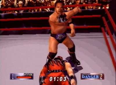 
WWF WrestleMania 2000 | Nintendo 64 | gameplay screenshot | Data by MobyGames.com