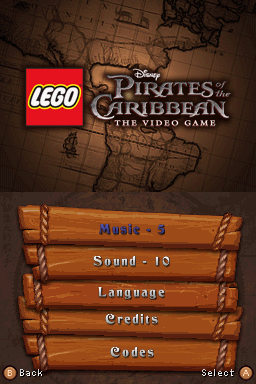 LEGO Pirates of the Caribbean: The Video Game | Nintendo DS | gameplay screenshot | Data by MobyGames.com