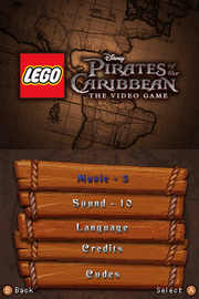 
LEGO Pirates of the Caribbean: The Video Game | Nintendo DS | gameplay screenshot | Data by MobyGames.com