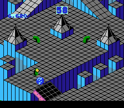 
Marble Madness | NES | gameplay screenshot | Data by MobyGames.com