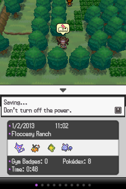 
Pokémon White Version 2 | Nintendo DS | gameplay screenshot | Data by MobyGames.com