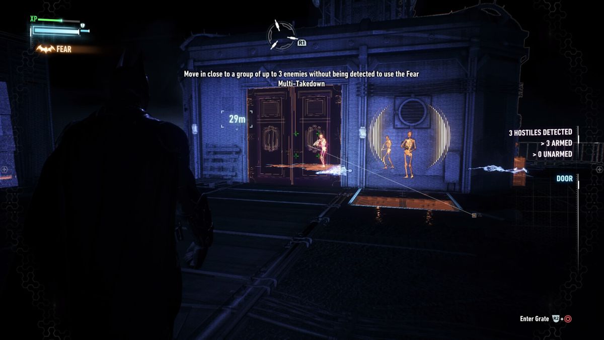 
Batman: Arkham Knight | PlayStation 4 | gameplay screenshot | Region: North America | source-country= | Data by MobyGames.com