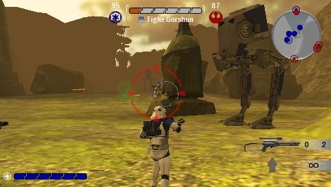 
Star Wars: Battlefront - Renegade Squadron | PSP | gameplay screenshot | Data by MobyGames.com