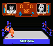 
WWF WrestleMania | NES | gameplay screenshot | Data by MobyGames.com