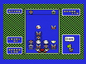 
Yoshi | NES | gameplay screenshot | Data by MobyGames.com