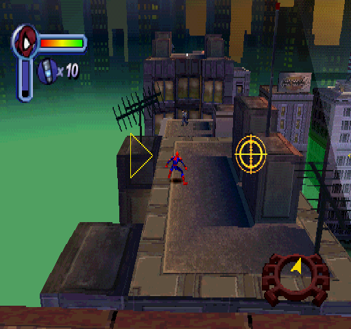 
Spider-Man | PlayStation | gameplay screenshot | Region: North America | source-country= | Data by MobyGames.com