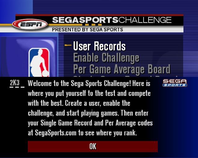 
NBA 2K3 | PlayStation 2 | gameplay screenshot | Region: North America | source-country= | Data by MobyGames.com