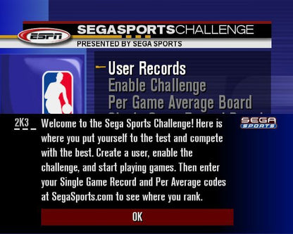 
NBA 2K3 | PlayStation 2 | gameplay screenshot | Region: North America | source-country= | Data by MobyGames.com