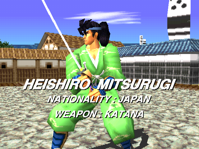 Soul Blade | PlayStation | gameplay screenshot | region=North America | source-country= | zypher-v2 | moby-94abe47e3ddd | Data by MobyGames.com