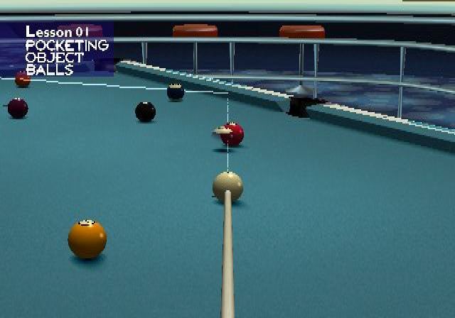 Q-Ball Billiards Master | PlayStation 2 | gameplay screenshot | region=North America | source-country= | zypher-v2 | moby-317b12a18d68 | Data by MobyGames.com