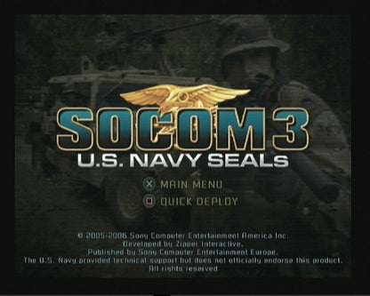 SOCOM 3: U.S. Navy SEALs | PlayStation 2 | gameplay screenshot | region=North America | source-country= | zypher-v2 | moby-c6b3495e252c | Data by MobyGames.com