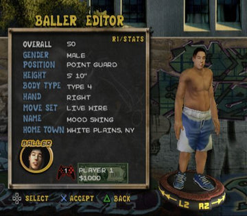 Street Hoops | PlayStation 2 | gameplay screenshot | region=North America | source-country= | zypher-v2 | moby-dc2b4cfccbde | Data by MobyGames.com