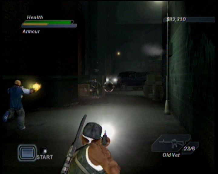 50 Cent: Bulletproof | Xbox | gameplay screenshot | region=North America | source-country= | zypher-v2 | moby-2af8a40974ba | Data by MobyGames.com