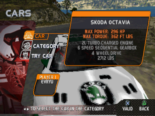 Need for Speed: V-Rally 2 | PlayStation | gameplay screenshot | region=North America | source-country= | zypher-v2 | moby-d3fcb673afb8 | Data by MobyGames.com