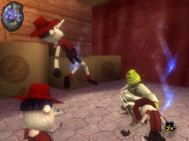 Shrek the Third | Wii | gameplay screenshot | region=North America | source-country= | zypher-v2 | moby-583fc97cc673 | Data by MobyGames.com