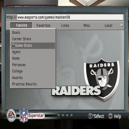 Madden NFL 06 | PlayStation 2 | gameplay screenshot | region=North America | source-country= | zypher-v2 | moby-5cc112c6db27 | Data by MobyGames.com