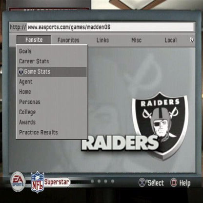 Madden NFL 06 | PlayStation 2 | gameplay screenshot | region=North America | source-country= | zypher-v2 | moby-5cc112c6db27 | Data by MobyGames.com