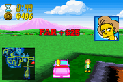 
The Simpsons: Road Rage | Game Boy Advance | gameplay screenshot | Data by MobyGames.com