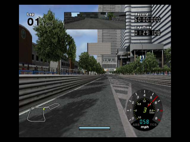 
R:Racing Evolution | GameCube | gameplay screenshot | Data by MobyGames.com