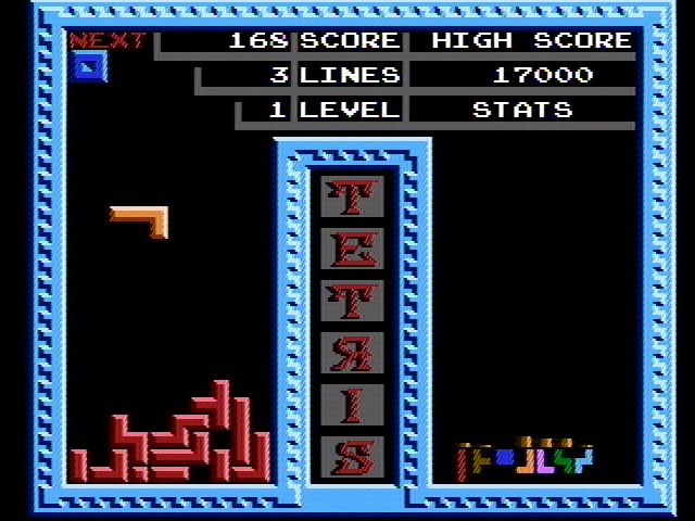 
Tetris | NES | gameplay screenshot | Data by MobyGames.com
