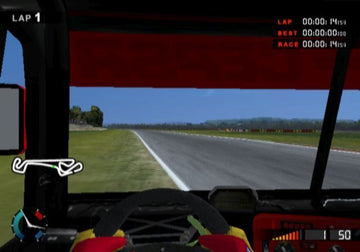 Super Trucks Racing | PlayStation 2 | gameplay screenshot | region=North America | source-country= | zypher-v2 | moby-624439d5d2f3 | Data by MobyGames.com