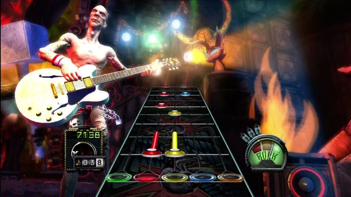 
Guitar Hero III: Legends of Rock | Xbox 360 | gameplay screenshot | Region: North America | source-country= | Data by MobyGames.com