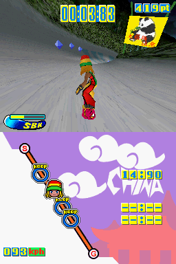 
SBK: Snowboard Kids | Nintendo DS | gameplay screenshot | Data by MobyGames.com