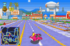 
The Simpsons: Road Rage | Game Boy Advance | gameplay screenshot | Data by MobyGames.com