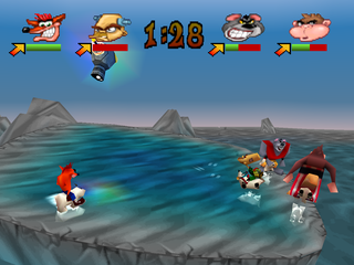 
Crash Bash | PlayStation | gameplay screenshot | Data by MobyGames.com