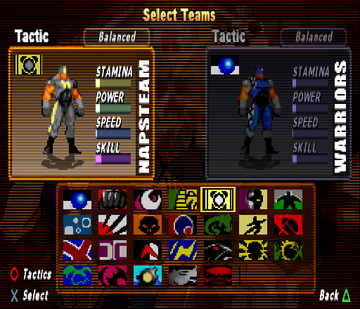 
Rageball | PlayStation | gameplay screenshot | Data by MobyGames.com