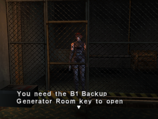Dino Crisis | PlayStation | gameplay screenshot | region=North America | source-country= | zypher-v2 | moby-9da762d6f31d | Data by MobyGames.com