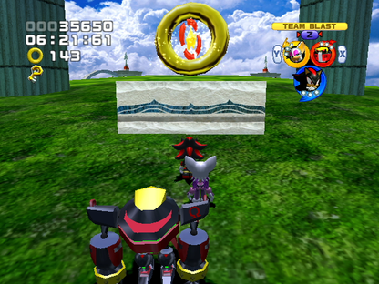 Sonic Heroes | GameCube | gameplay screenshot | region=North America | source-country= | zypher-v2 | moby-ed0356925c45 | Data by MobyGames.com