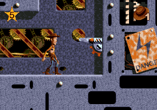 Disney's Toy Story | Genesis | gameplay screenshot | Data by MobyGames.com