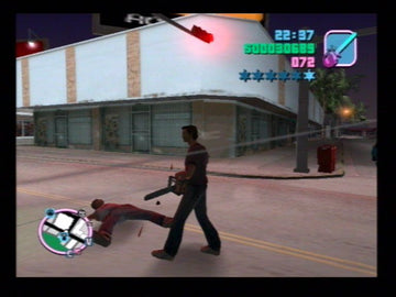 Grand Theft Auto: Vice City | PlayStation 2 | gameplay screenshot | region=North America | source-country= | zypher-v2 | moby-682f6e190b66 | Data by MobyGames.com