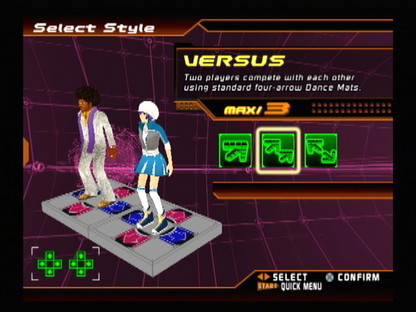 
Dance Dance Revolution: SuperNOVA | PlayStation 2 | gameplay screenshot | Region: North America | source-country= | Data by MobyGames.com