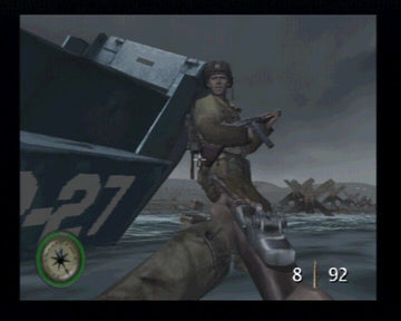 Medal of Honor: Frontline | PlayStation 2 | gameplay screenshot | region=North America | source-country= | zypher-v2 | moby-1f49e7c0778d | Data by MobyGames.com