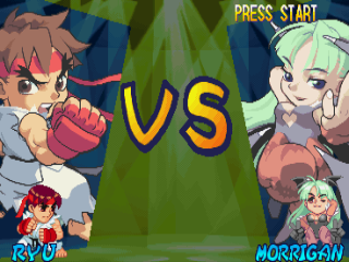 
Pocket Fighter | PlayStation | gameplay screenshot | Data by MobyGames.com