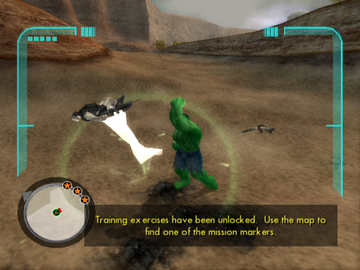The Incredible Hulk: Ultimate Destruction | GameCube | gameplay screenshot | region=North America | source-country= | zypher-v2 | moby-215ac695ac06 | Data by MobyGames.com