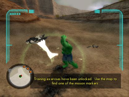 The Incredible Hulk: Ultimate Destruction | GameCube | gameplay screenshot | region=North America | source-country= | zypher-v2 | moby-215ac695ac06 | Data by MobyGames.com