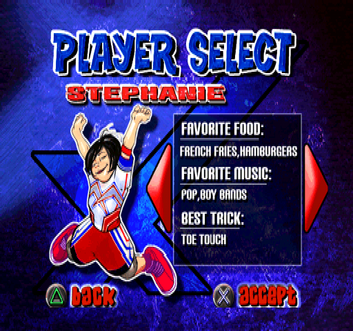 X-Bladez: Inline Skater | PlayStation | gameplay screenshot | region=North America | source-country= | zypher-v2 | moby-3d7e6326d0fb | Data by MobyGames.com