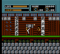 
The Karate Kid | NES | gameplay screenshot | Data by MobyGames.com