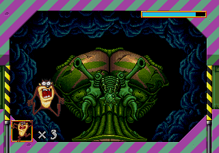 
Taz in Escape from Mars | Genesis | gameplay screenshot | Data by MobyGames.com