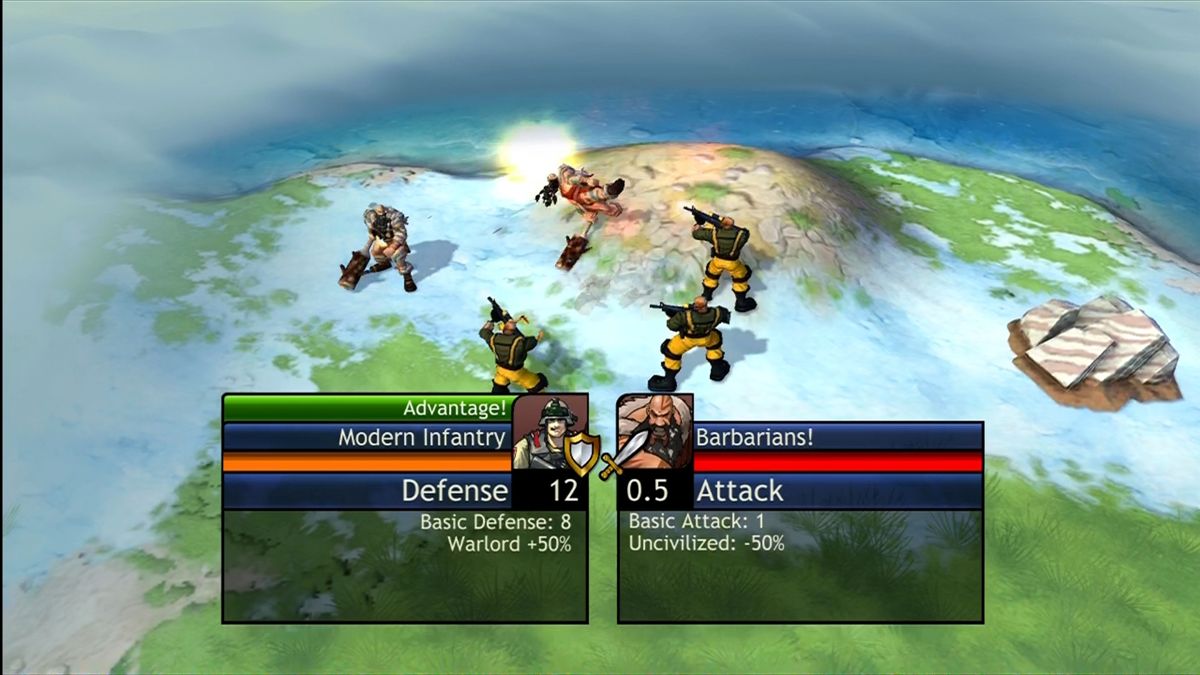 Sid Meier's Civilization: Revolution | Xbox 360 | gameplay screenshot | region=North America | source-country= | zypher-v2 | moby-8fdf3ca7bf3f | Data by MobyGames.com