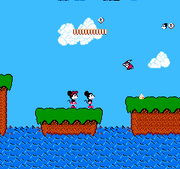 
Mickey Mousecapade | NES | gameplay screenshot | Data by MobyGames.com