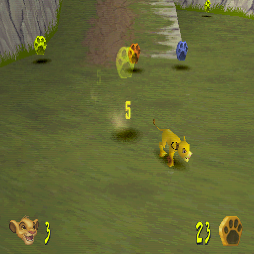 Disney's The Lion King: Simba's Mighty Adventure | PlayStation | gameplay screenshot | Region: North America | source-country= | Data by MobyGames.com