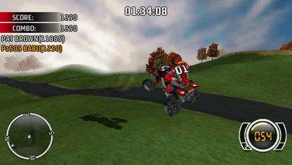 MX vs. ATV: Untamed | PSP | gameplay screenshot | region=North America | source-country= | zypher-v2 | moby-8c044a9c0e34 | Data by MobyGames.com