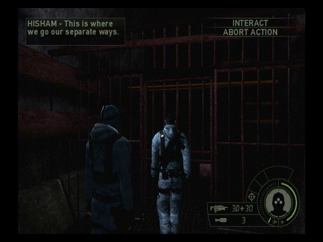 
Tom Clancy's Splinter Cell: Double Agent | PlayStation 2 | gameplay screenshot | Data by MobyGames.com
