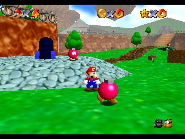 
Super Mario 64 | Nintendo 64 | gameplay screenshot | Data by MobyGames.com