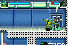 
Teenage Mutant Ninja Turtles 2: Battle Nexus | Game Boy Advance | gameplay screenshot | Data by MobyGames.com